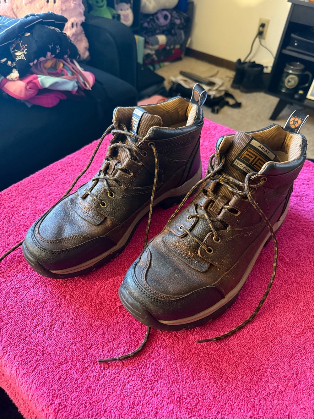 Ariat Brown Leather Chukka Work Boots